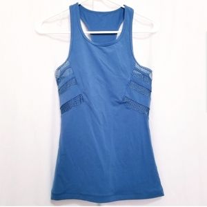 Lorna Jane Blue Workout Top Yoga XS/S